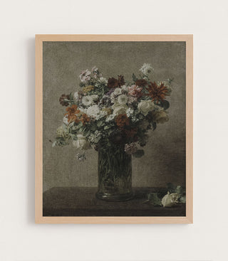 AUTUMN FLOWERS - Museum Quality Art
