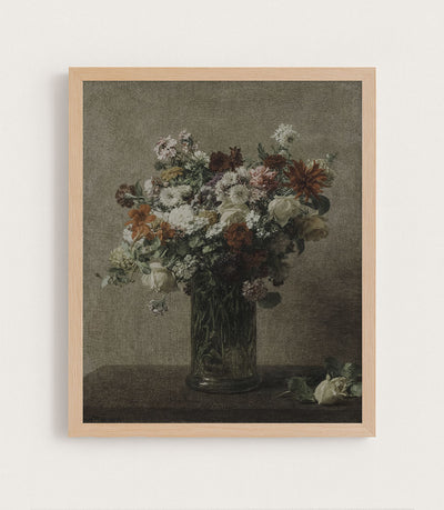 AUTUMN FLOWERS - Museum Quality Art
