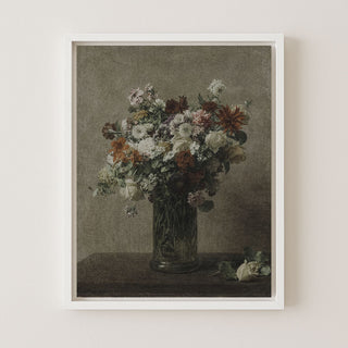 AUTUMN FLOWERS - Museum Quality Art
