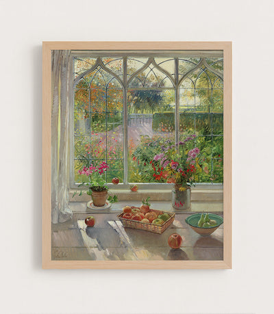 Autumn Fruit and Flowers