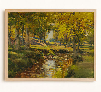 AUTUMN IN THE MEADOW EDGE - Museum Quality Art