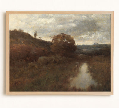 Autumn Landscape and Pool