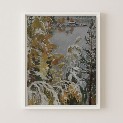 Autumn Landscape, First Snow