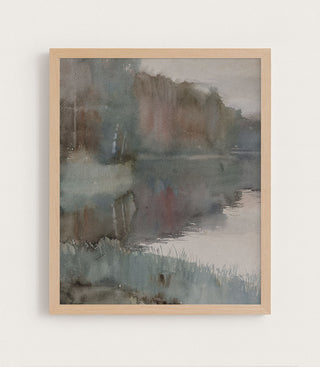 AUTUMN SHORE - Museum Quality Art