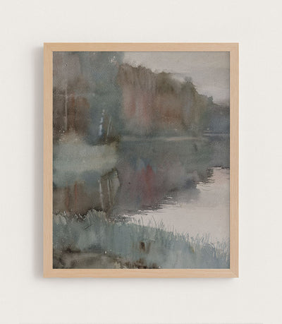 AUTUMN SHORE - Museum Quality Art