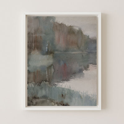 AUTUMN SHORE - Museum Quality Art