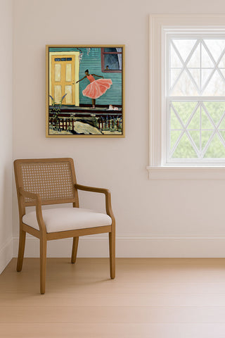 BALLERINA ON THE PORCH - Museum Quality Art
