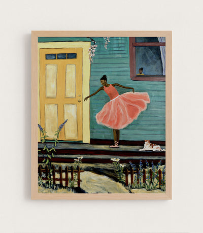 BALLERINA ON THE PORCH - Museum Quality Art