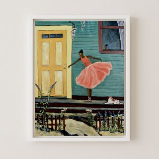 BALLERINA ON THE PORCH - Museum Quality Art