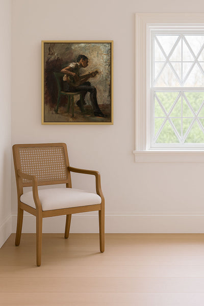 Banjo Player, Study