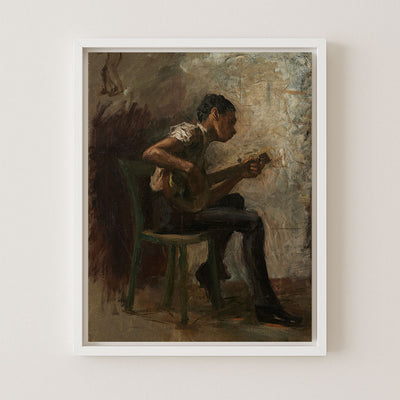 Banjo Player, Study