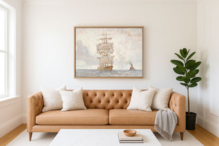 BARQUE AND TUG - Museum Quality Art