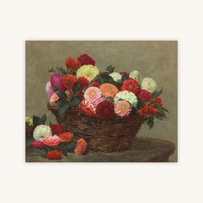 Basket of Dahlias — Primary Image