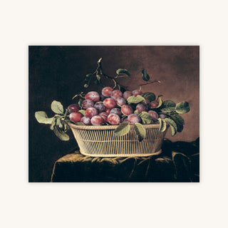 BASKET OF PLUMS — Primary Image