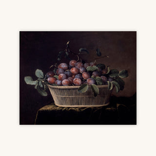 BASKET OF PLUMS — Primary Image