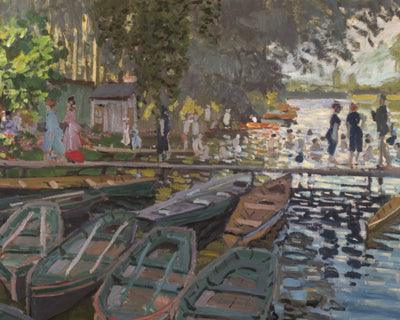 BATHERS AT LA GRENOUILLERE