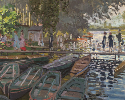 BATHERS AT LA GRENOUILLERE