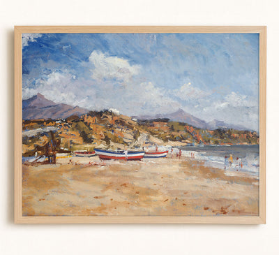 Beach and Mountains, Nerja