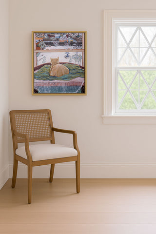 QUEEN'S WINTER VIEW - Museum Quality Art