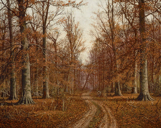 BEECH TREES, AUTUMN - Museum Quality Art