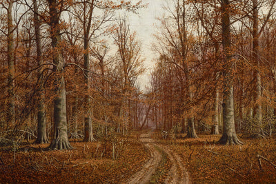 BEECH TREES, AUTUMN - Museum Quality Art