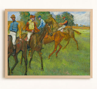 BEFORE THE RACE - Museum Quality Art