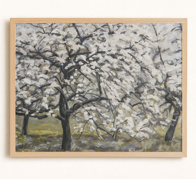 BLOOMING FRUIT TREES - Museum Quality Art