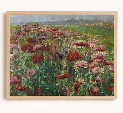 BLOOMING POPPIES - Museum Quality Art
