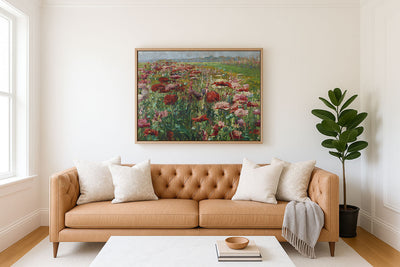 BLOOMING POPPIES - Museum Quality Art