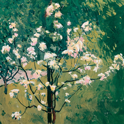 BLOOMING TREE IN THE GARDEN - Museum Quality Art