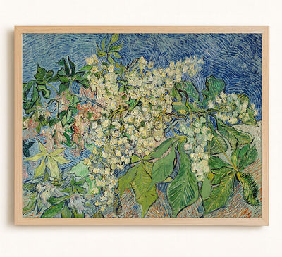 Blossoming Chestnut Branches