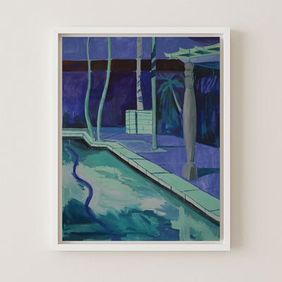 BLUE COURT - Museum Quality Art