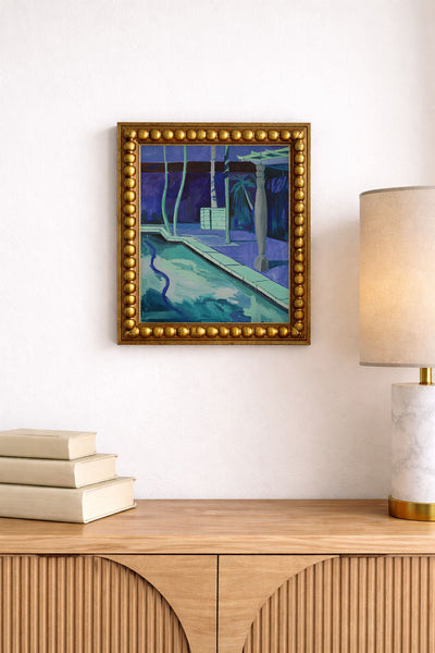 BLUE COURT - Museum Quality Art