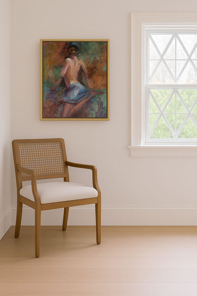 BLUE SKIRT - Museum Quality Art