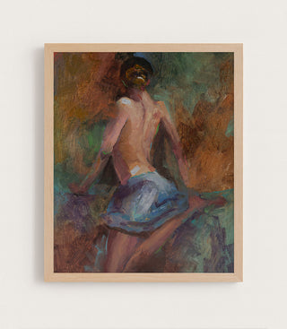 BLUE SKIRT - Museum Quality Art