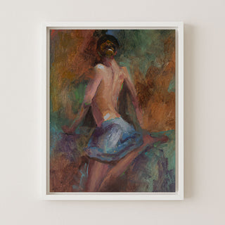 BLUE SKIRT - Museum Quality Art