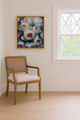 BLUSH GARDEN ROSES - Museum Quality Art