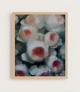 BLUSH GARDEN ROSES - Museum Quality Art