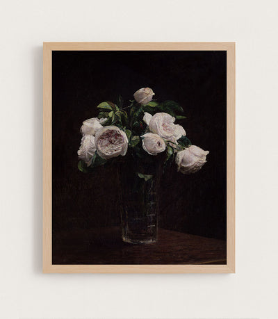 BLUSH ROSES - Museum Quality Art