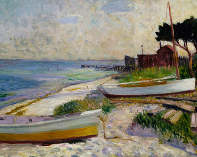BOATS ON THE BEACH