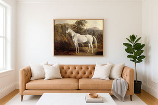 WHITE HORSE art print - Museum Quality Art