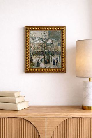 BOULEVARD DE ROCHEOUART IN SNOW - Museum Quality Art