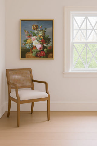 BOUQUET OF FLOWERS IN A VASE - Museum Quality Art