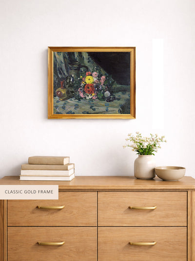 BOUQUET OF YELLOW DAHLIAS - Museum Quality Art