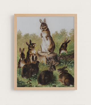BUNNIES II - Museum Quality Art
