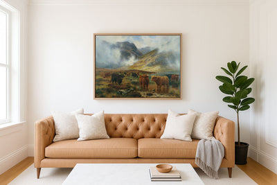 By Loch Treachlan, Glencoe, Morning Mists