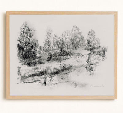 BY THE STREAM - Museum Quality Art