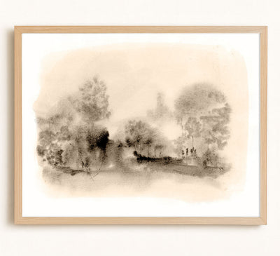 CALM WOODS - Museum Quality Art