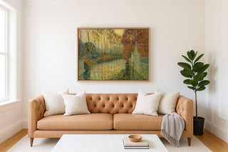 CANAL IN AUTUMN - Museum Quality Art