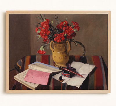 Carnations and Account Books